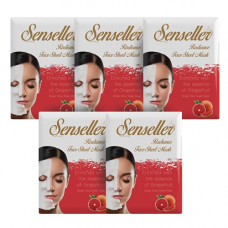 Deals, Discounts & Offers on Beauty Care - Senseller Radiance Face Sheet Mask Enriched with Willow Bark Extract, Mushroom Extract & Rice Barn Extract (Pack of 5)