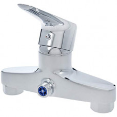 Deals, Discounts & Offers on Home Improvement - AmazonBasics Brass Front Handle Shower Mixer Valve - Polished Chrome Finish