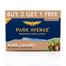 Deals, Discounts & Offers on Beauty Care - Park Avenue Premium Mens Soap, Shea Butter+ Coconut Oil, 125g (BUY 3 GET 1)