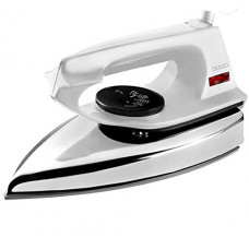 Deals, Discounts & Offers on Irons - Usha EI 2802 1000 W Ultra Light Weight Dry Iron with Non-Stick Soleplate (White)