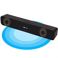 Deals, Discounts & Offers on Electronics - Zoook Harmony Bar Bluetooth Soundbar 20W/USB/TF/AUX-in/Hands-Free/Bluetooth 5.0/10 Hrs. Backup/Portable/Bluetooth Speaker/Small/ 2500 Mah Massive Battery/2.0 Channel/Wireless/Made in India Black