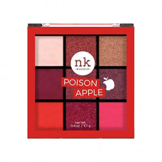 Deals, Discounts & Offers on Beauty Care - Nicka K Nine Color Eyeshadow Palette - Poison Apple, Multicolor, 11 g