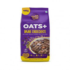 Deals, Discounts & Offers on  - Yogabar Dark Chocolate Oats 400g - Gluten Free Whole Oatmeal for Breakfast - Healthy Breakfast Cereal for Children and Adults - Makes Milk Fun