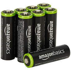 Deals, Discounts & Offers on Electronics - AmazonBasics 8 Pack AA Ni-MH Pre-Charged Rechargeable Batteries, 1000 Recharge Cycles (Typical 2000mAh, Minimum 1900mAh) - Packaging May Vary