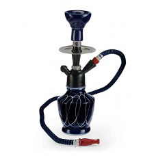 Deals, Discounts & Offers on  -  Basement Bazaar Mahi Glass Hookah (24.8 cm, Black)