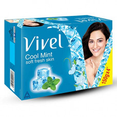 Deals, Discounts & Offers on Beauty Care - Vivel Cool Mint, Soft Fresh Skin Soap 150g (Pack of 4)