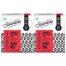 Deals, Discounts & Offers on  - Serapheena Gluten Free Cake Mix No Maida, Eggless, Vegan, Jowar and Sweet Potato Flour (Coffee, Pack of 2)