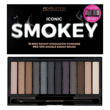 Deals, Discounts & Offers on Beauty Care - Makeup Revolution London Palette (Eyeshadow), Iconic Smokey, 13g