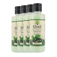 Deals, Discounts & Offers on Air Conditioners - Khadi Natural Herbal Green Tea Aloevera Conditioner (840ml)- Set of 4 Pieces