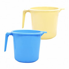 Deals, Discounts & Offers on  - Wonder Dyna 2000 LT Plastic Mug, Set of 2 Mug, 2000 ml, Blue Yellow Color, Made in India