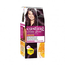 Deals, Discounts & Offers on Beauty Care - L'Oreal Paris Casting Crme Gloss Small Pack Hair Colour, 316 Burgundy, 45G