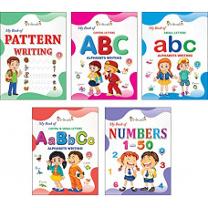 Deals, Discounts & Offers on Books & Media - InIkao English Copy Writing Practice Books For kindergarten kids: Set of 5 Books