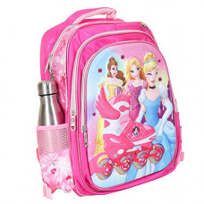 Deals, Discounts & Offers on  - Polyester Print Pink Barbie School Bag For School