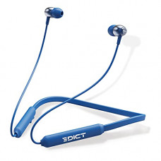 Deals, Discounts & Offers on Headphones - EDICT by Boat DynaBeats EWE02 Wireless Bluetooth in Ear Neckband Headphone with Mic (Blue)