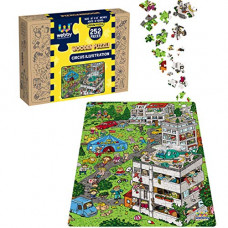 Deals, Discounts & Offers on  - Webby Circus Illustration Wooden Jigsaw Puzzle, 252 Pieces