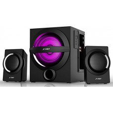 Deals, Discounts & Offers on Electronics - F&D A140X 37W 2.1 Bluetooth Multimedia Speaker with Multi Color LED- Black