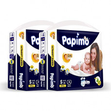 Deals, Discounts & Offers on Baby Care - Papimo Baby Diaper Pants with Aloe Vera, Monthly Box Pack, Small (4 - 8 kg), (156 Count)