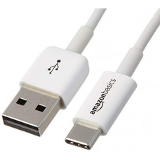 Deals, Discounts & Offers on  - AmazonBasics USB Type C to USB A 2.0 Male Cable - 3 feet (0.9 Meters) - White