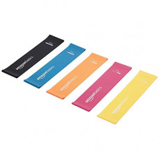 Deals, Discounts & Offers on  - AmazonBasics Latex Resistance Band - 600mm, 5-Piece Set