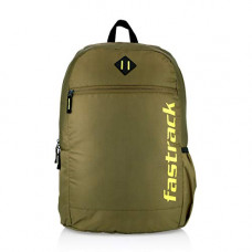 Deals, Discounts & Offers on  - Fastrack Polyester 25 Ltrs Olive School Backpack (A0810NOL01)