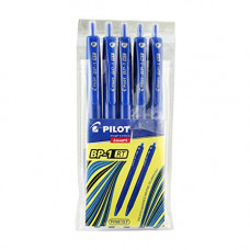 Deals, Discounts & Offers on Stationery - Pilot 1813 BP1RT Ball Pen - Pack of 5 (Blue)