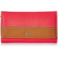 Deals, Discounts & Offers on Bags, Wallets & Belts - Lavie Spring-Summer 2019 Coral Synthetic Women's Wallet (WAFP083083N2)