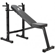 Deals, Discounts & Offers on  - Amazon Brand - Symactive Adjustable Exercise Bench with Barbell Support