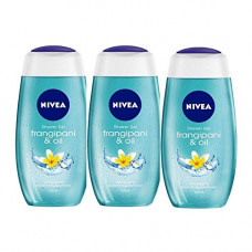 Deals, Discounts & Offers on Beauty Care - Nivea Frangipani and Oil Shower Gel, 250ml (Pack of 3)