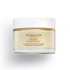 Deals, Discounts & Offers on Beauty Care - Revolution Skin Honey & Oatmeal Nourish & Glow Face Mask,50 ml (Vitamin E, Hyaluronic Acid, glowing skin)