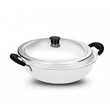 Deals, Discounts & Offers on Cookware - Ideal Aluminium Cookware Kadai, 210 Mm, Silver