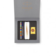 Deals, Discounts & Offers on Stationery - Parker Vector Special Edition Roller Ball Pen with Rakhi Combo