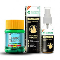 Deals, Discounts & Offers on  - DR. VAIDYA'S Ayurvedic Wellness Pack Herbo24Turbo (30 Capsules x 1), shilajit Oil (25 ml x 1)