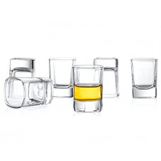 Deals, Discounts & Offers on  - King International Acrylic Square Heavy Base Shot Glass Set, 60 ml, Clear, 6 Piece