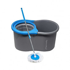 Deals, Discounts & Offers on Home Improvement - htSignoraware Expert Spin Mop with 360 Degree Rotating PVC Magic Mop Set