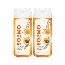 Deals, Discounts & Offers on Beauty Care - Amazon Brand - Solimo Shower Gel, Sweet Apricot - 250 ml (Pack of 2)