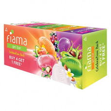 Deals, Discounts & Offers on Beauty Care - Fiama Gel Bar Celebration Pack with 5 unique Gel Bars, with skin conditioners for moisturized skin, 125g soap (Buy 4 get 1 Free)