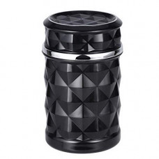 Deals, Discounts & Offers on  - Oshotto Fire Proof Car Cigarette Diamond Design Ashtray with Blue LED Light For All Cars (Black)