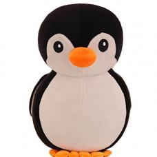 Deals, Discounts & Offers on  - Babique Penguin Teddy Bear Plush Soft Toy Cute Kids Birthday Animal Baby Boys/Girls (28 cm, Black)