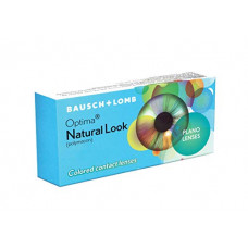 Deals, Discounts & Offers on  - Bausch & Lomb Natural Look Quaterly (3 Months) Zero Power Color Contact Lens- 2 Pcs.(DarkGreen)