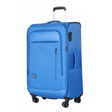 Deals, Discounts & Offers on  - Verage - Derby - 60 cm Blue Soft Sided Polyester Carry on Cabin Anti Theft Zipper Spinner 4 Wheels Suitcase Trolley Luggage [GM16001W20BL]