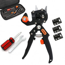 Deals, Discounts & Offers on Gardening Tools - Toolwiz Professional Garden Fruit Tree Pruning Grafting Shears Grafting Tool 2 in 1 Scissors Cutting Tool Kit Set