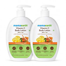 Deals, Discounts & Offers on Beauty Care -  Mamaearth Vitamin C Body Lotion - Pack of 2 (400 ml X 2, All Skin Type)
