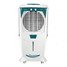 Deals, Discounts & Offers on  - (Renewed) Crompton Ozone 75-Litres Desert Air Cooler with Honeycomb Pads(White/Turquoise), Standard (ACGC-DAC751-cr)