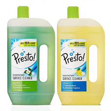Deals, Discounts & Offers on  - Amazon Brand - Presto! Disinfectant Surface/Floor Cleaner, Pack of 2 - (975 ml Citrus & 975ml Jasmine)