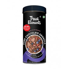 Deals, Discounts & Offers on  - True Elements Crunchy Dark Chocolate Granola 450g - Granola For Breakfast | Diet Snacks | Cereal
