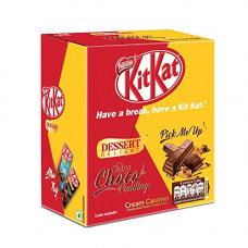 Deals, Discounts & Offers on  - Kitkat Dessert Delight Nestle Divine Choco Pudding Wafer Coated with Milk Chocolate Tablets, 600 g, Pack of 12