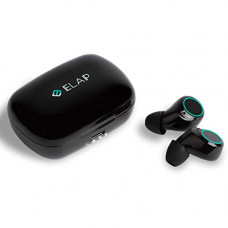 Deals, Discounts & Offers on Headphones - ELAP TouchPods Touch Control Bluetooth Earbuds (TWS) with Bluetooth Earphones 5.0 HD Sound & Sleek Design Upto 16 hrs Battery Life Best Wireless Earbuds