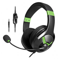 Deals, Discounts & Offers on  - AmazonBasics Wired Over-Ear Gaming Headset with mic - Green