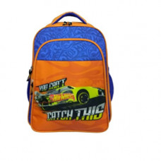 Deals, Discounts & Offers on  - Hot Wheels Orange School Backpack (MBE-MAT419)