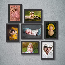 Deals, Discounts & Offers on  - DJ ARTS Family Photo Frame Set Of 7 Picture Frames Family MDF Plaque |6 Units 4x6, 1 Units 5x7|